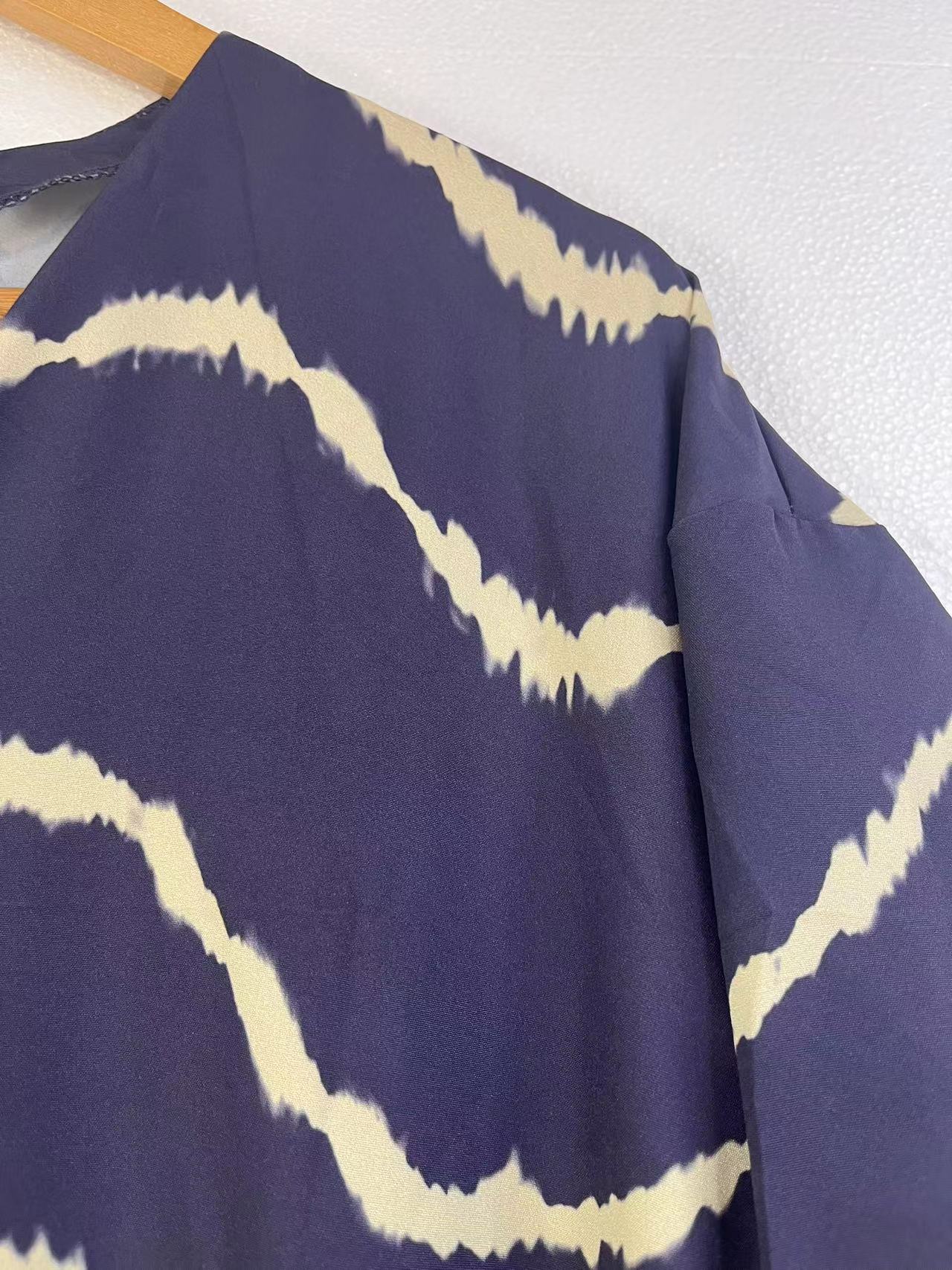 Vestido Bohemio de Rayas y Manga Larga