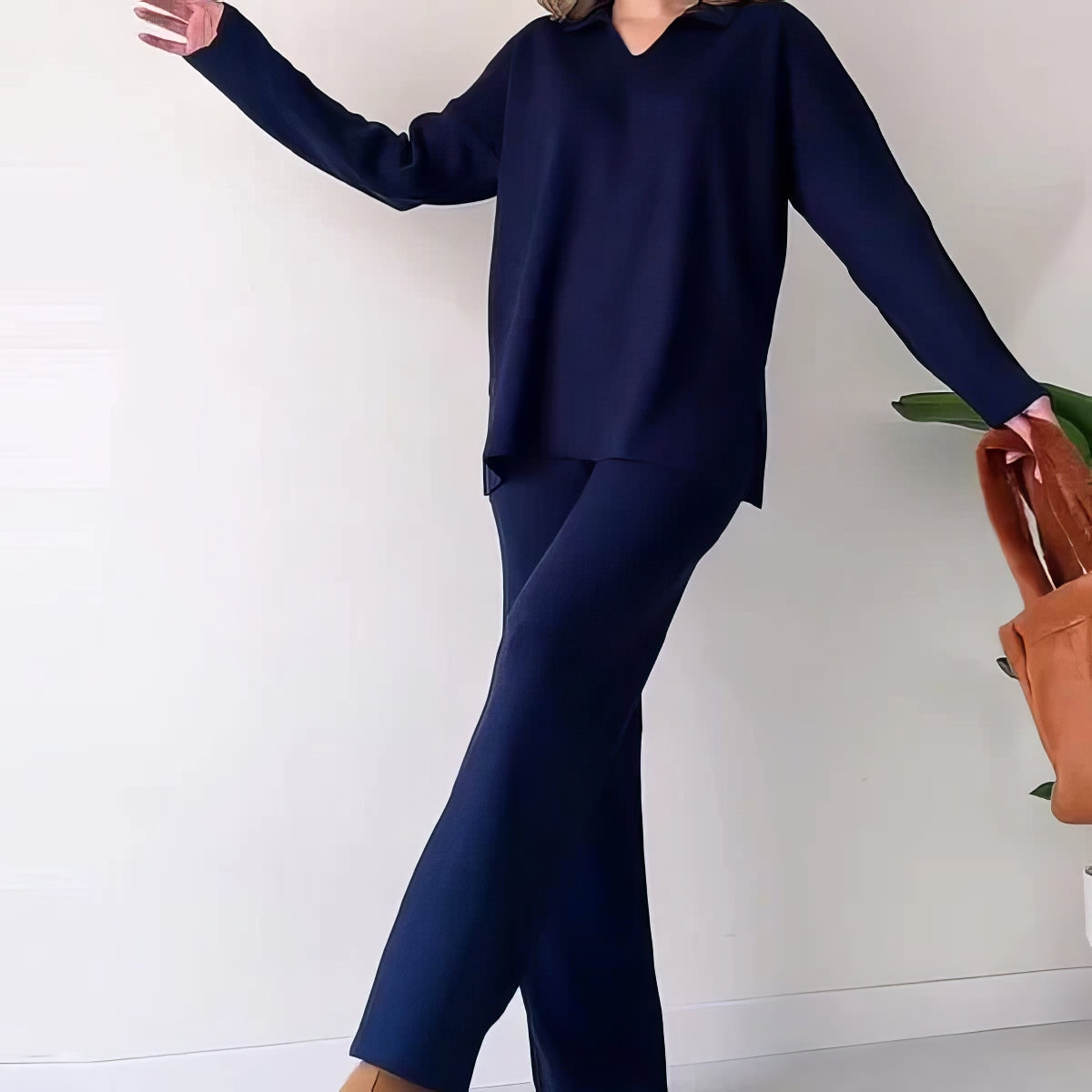 Conjunto para Mujer de Sudadera y Sueter Holgado