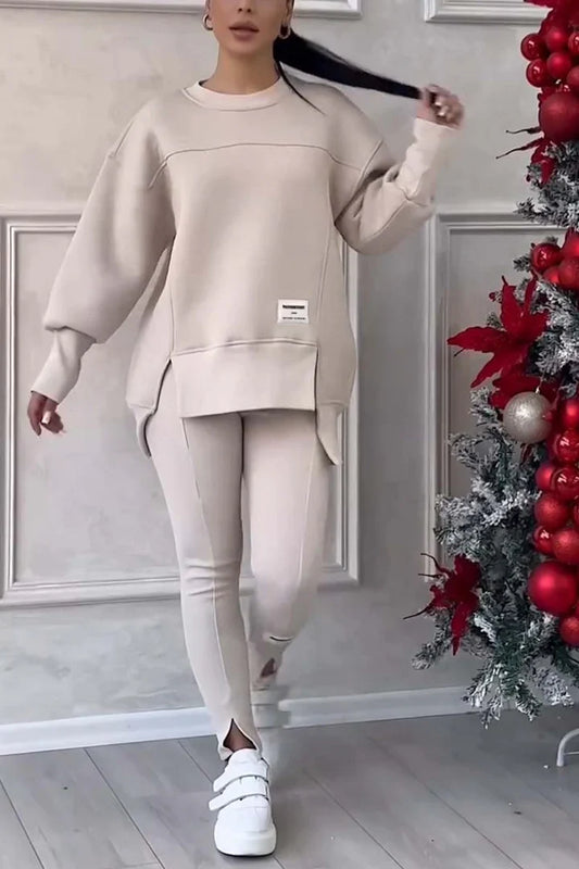 Conjunto Deportivo de Sueter y Leggings Deportivos para Mujer