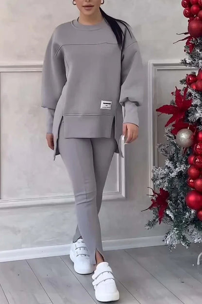Conjunto Deportivo de Sueter y Leggings Deportivos para Mujer