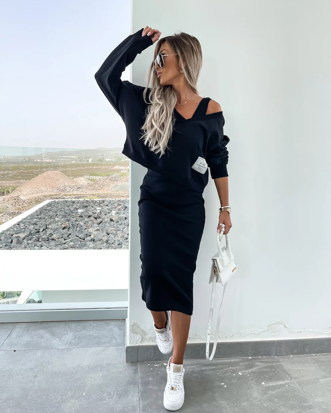 Conjunto de Jersey y Vestido