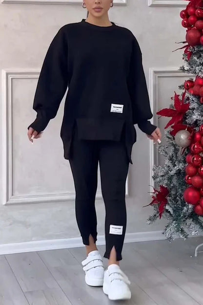 Conjunto Deportivo de Sueter y Leggings Deportivos para Mujer