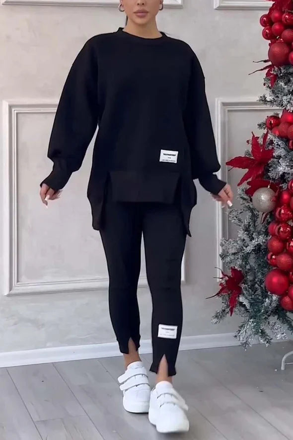 Conjunto Deportivo de Sueter y Leggings Deportivos para Mujer