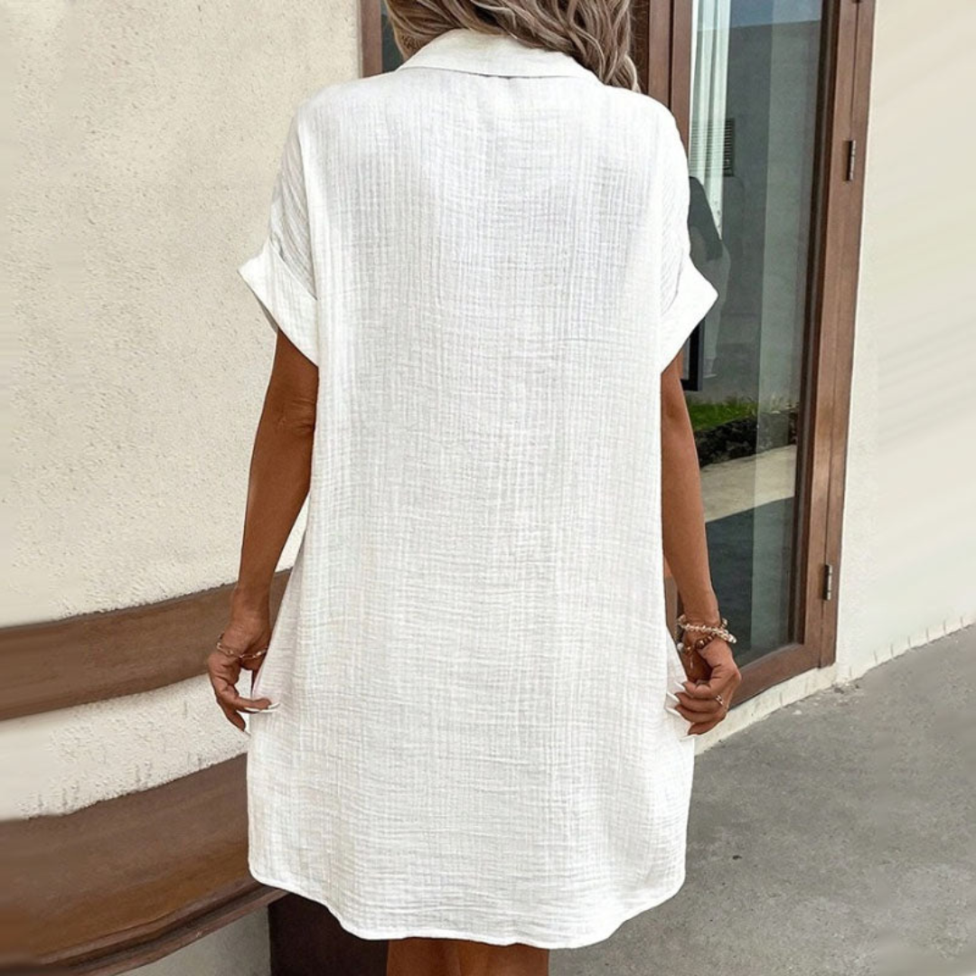 Vestido Camisero Minimalista para Mujer