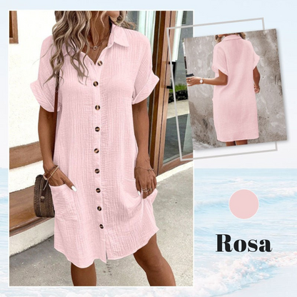 Vestido Camisero Minimalista para Mujer