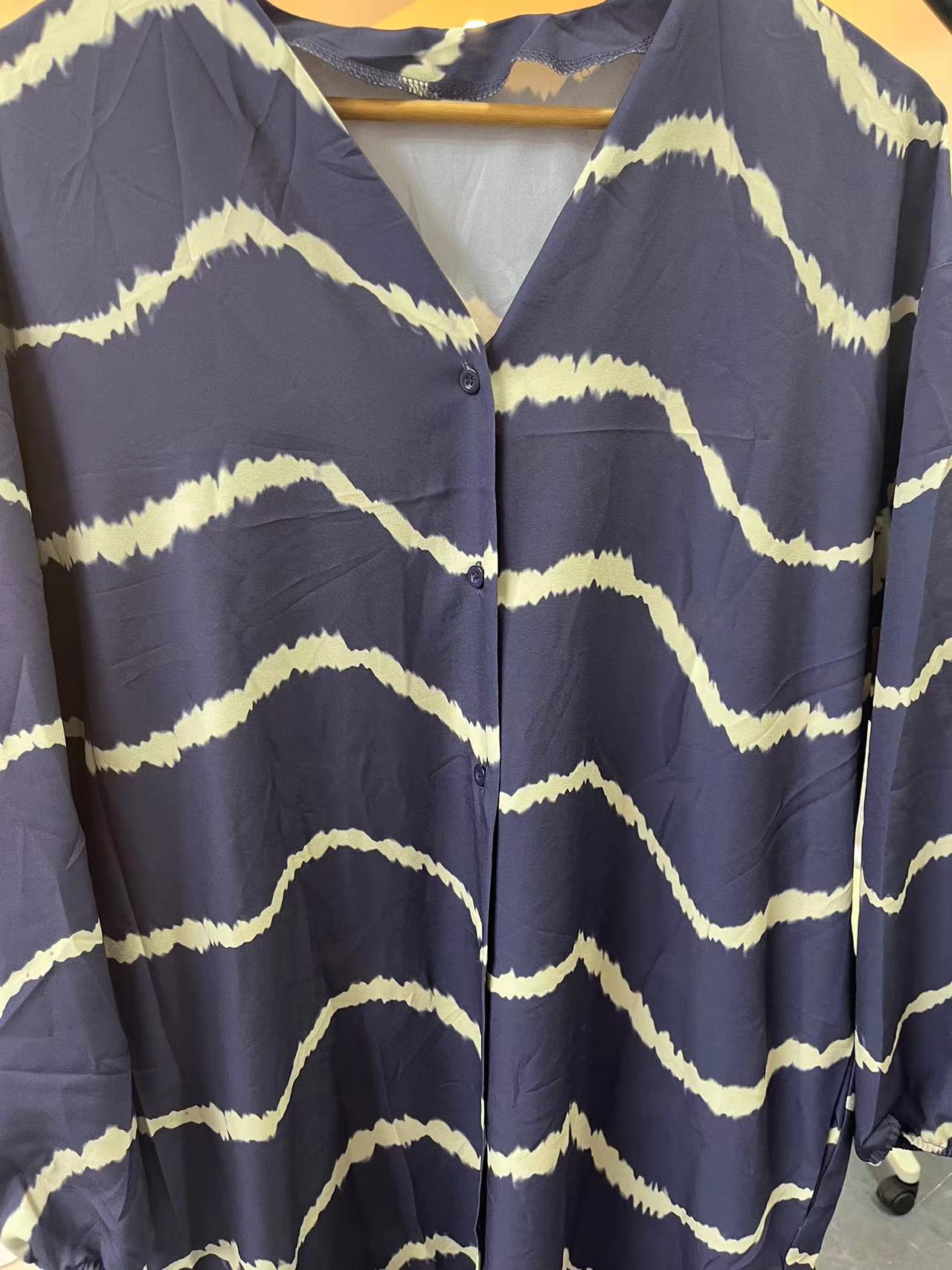 Vestido Bohemio de Rayas y Manga Larga