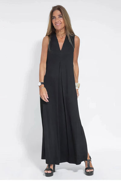 Set de Vestido Largo Elegante con Cárdigan