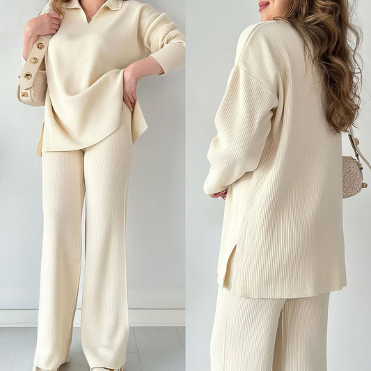 Conjunto para Mujer de Sudadera y Sueter Holgado