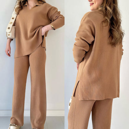 Conjunto para Mujer de Sudadera y Sueter Holgado