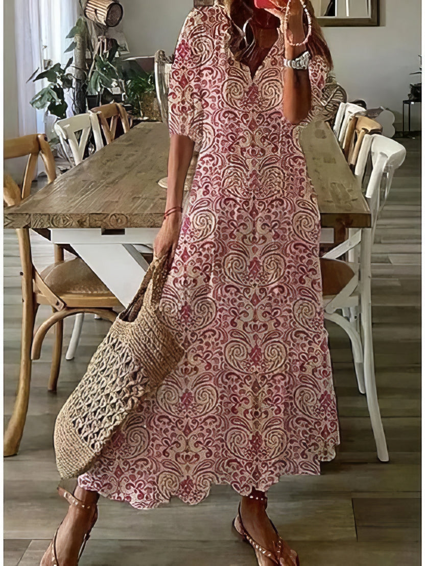 Diana™ - Vestido Boho con Cobertura para el Abdomen
