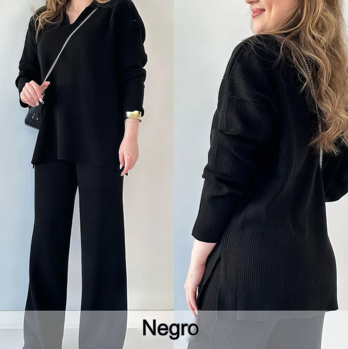 Conjunto para Mujer de Sudadera y Sueter Holgado